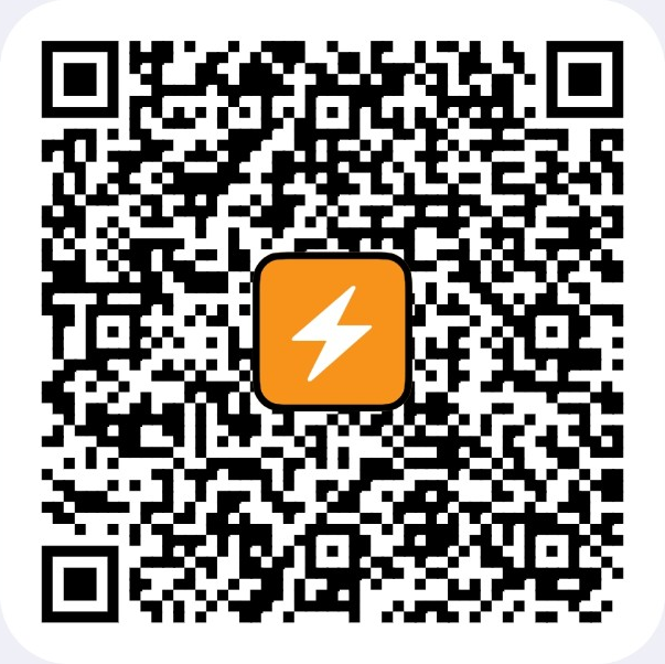 Lightning QR code from Cake Wallet