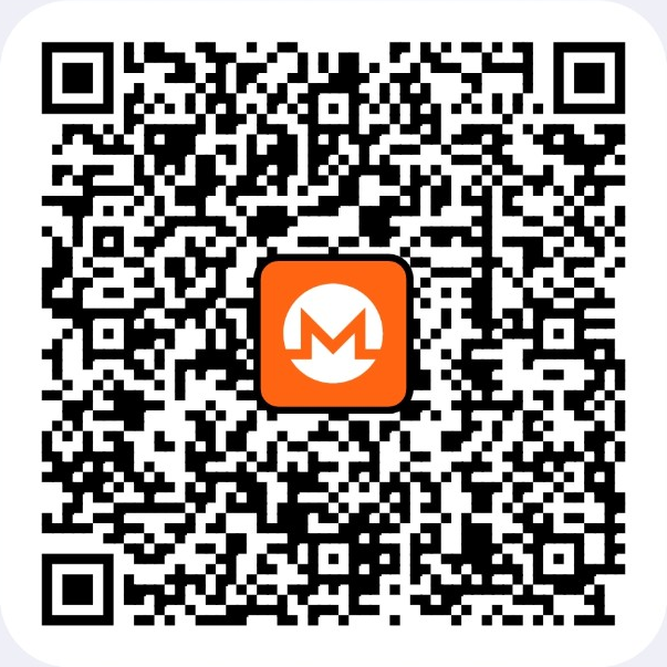 Monero QR code from Cake Wallet